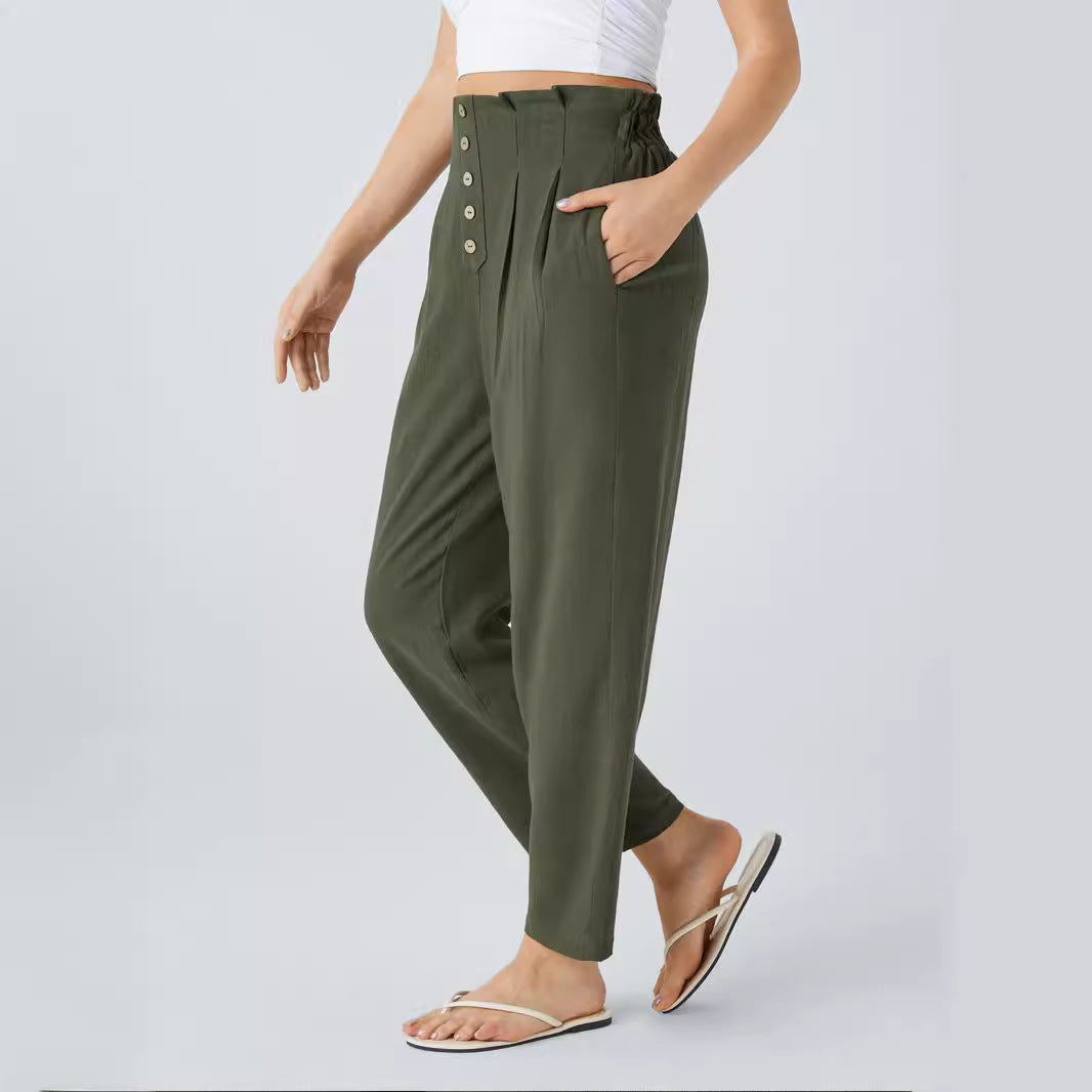 Damen Hochwertige Stoffhose EB