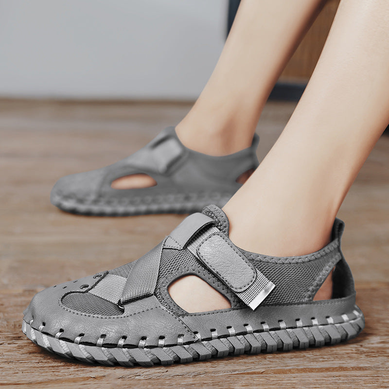 Damen Bequeme Sportliche Sandalen mit rutschfester Sohle EB