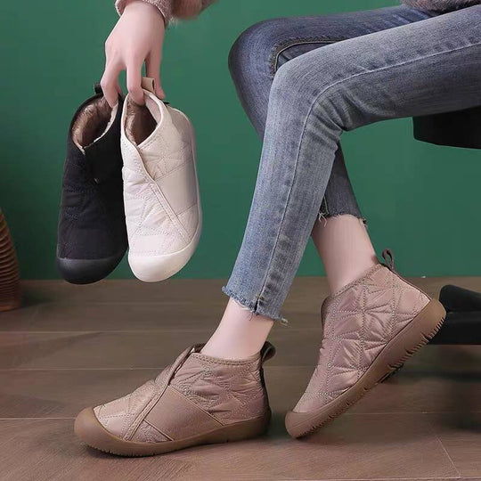 Damen modische Stiefeletten mit isolierendem Innenfutter und rutschfester Sohle EB