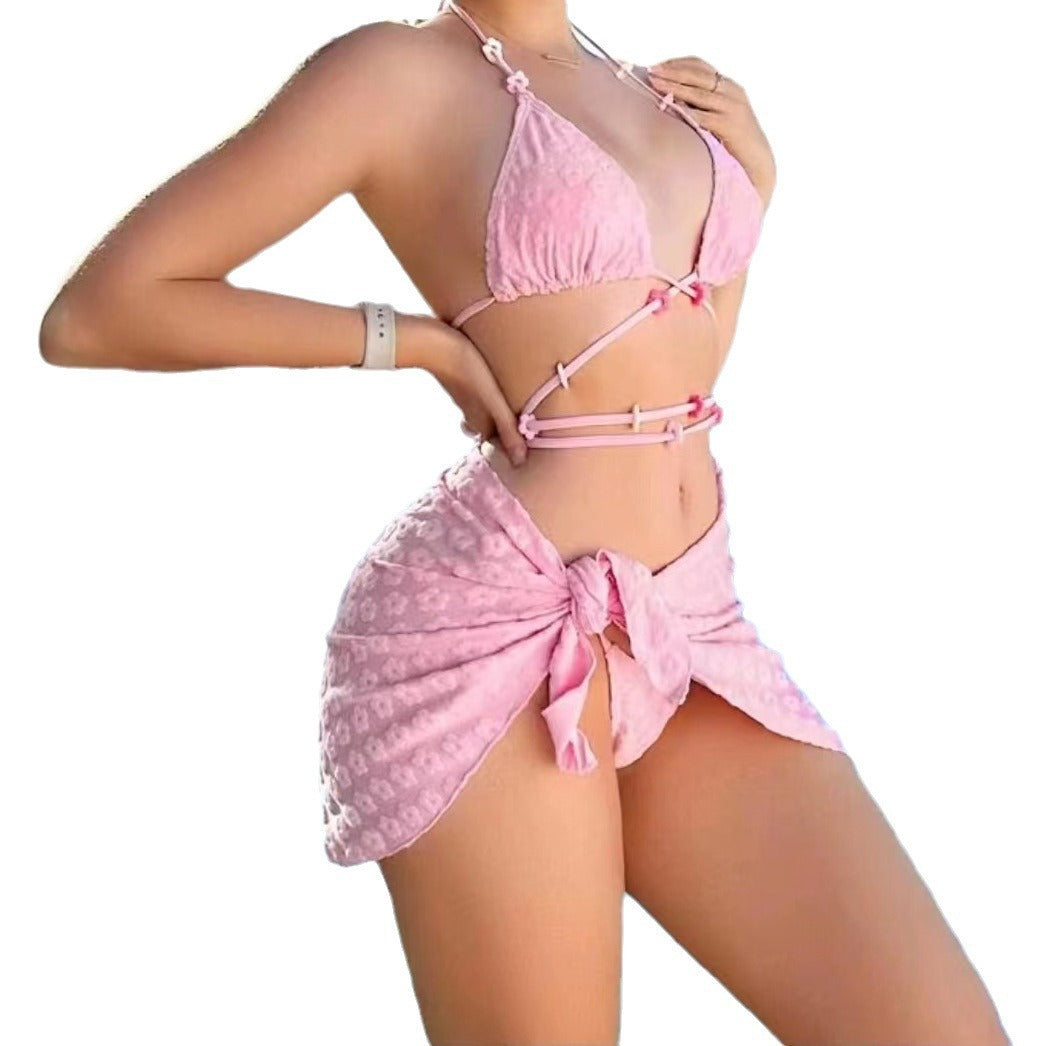 Damen Bikini-Set mit innovativem Wickelrock EB