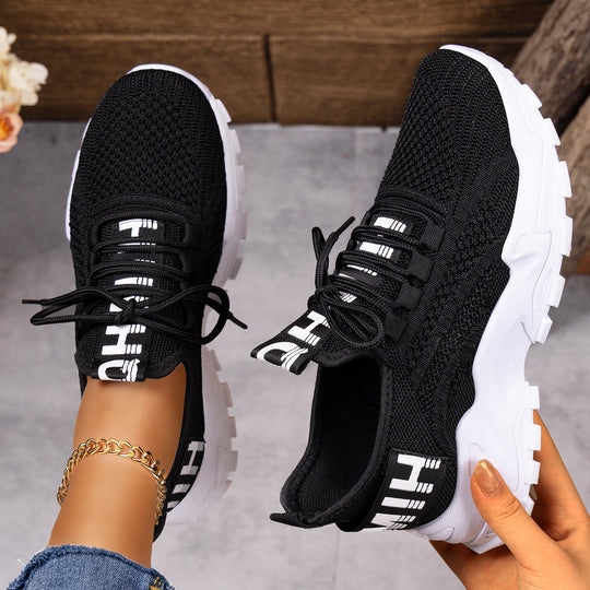 Damen Atmungsaktive Sport Sneakers mit flexiblem Design EB