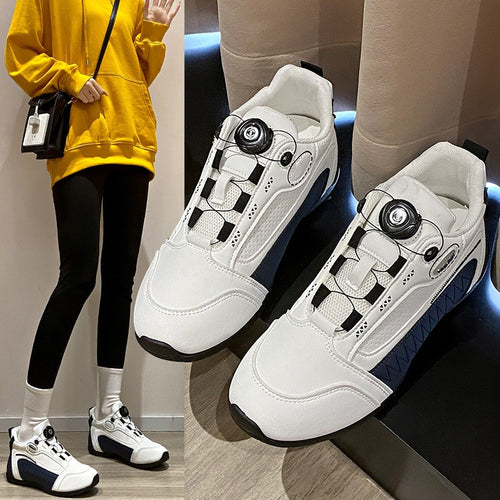 Damen Sportliche Schnür-Sneaker mit innovativer BOA-Verschlusstechnik EB