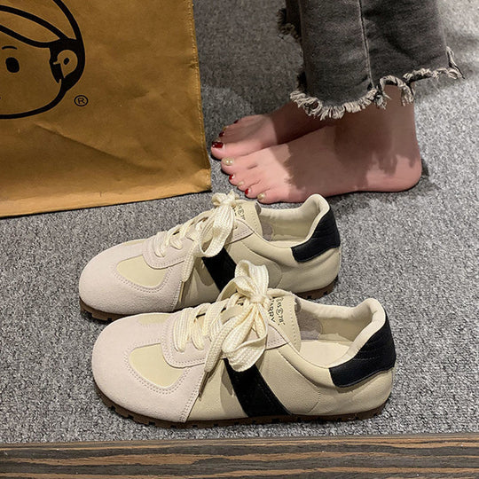 Damen Freizeitsneaker aus hochwertigem Wildleder mit komfortabler Sohle EB