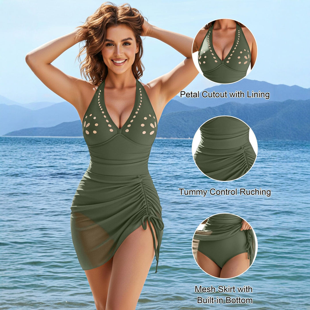 Damen Bademode mit raffinierten Cut-Outs EB