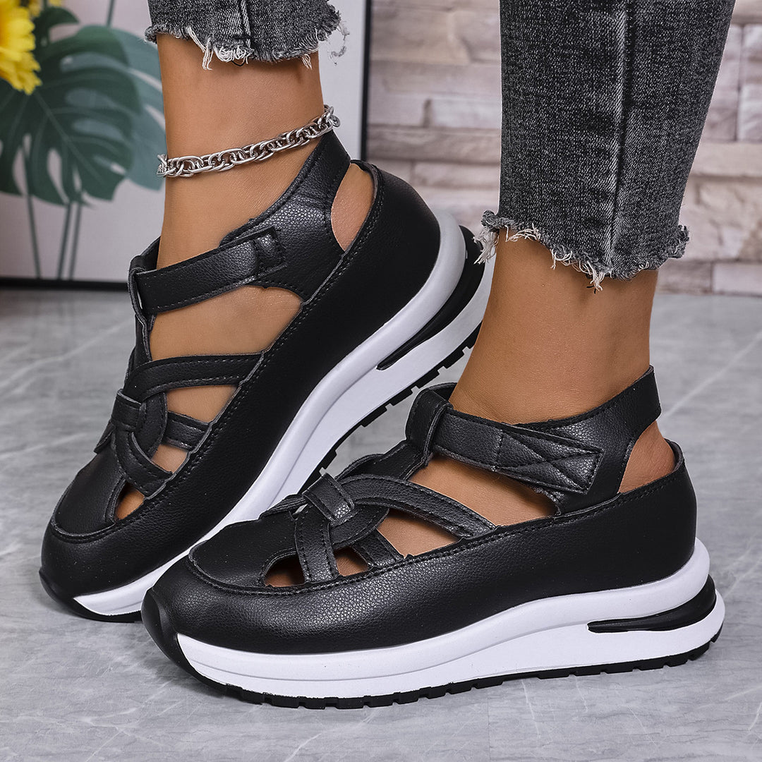 Damen Komfortable Freizeitschuhe mit atmungsaktivem Obermaterial und rutschfester Sohle EB