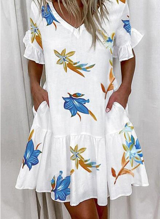EB | Pendelkleid mit V-Ausschnitt