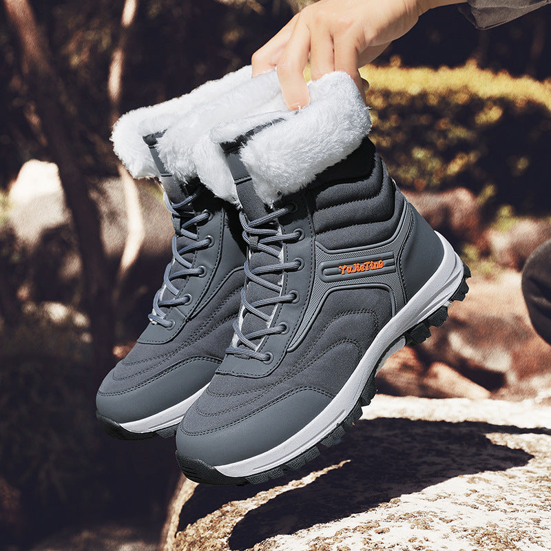 Herren Winterstiefel mit isolierender Fütterung und rutschfester Sohle EB
