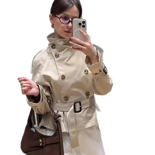 Damen Trenchcoat mit eleganten Details EB