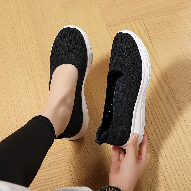 Damen Atmungsaktive Ballerinas mit flexibler Sohle EB