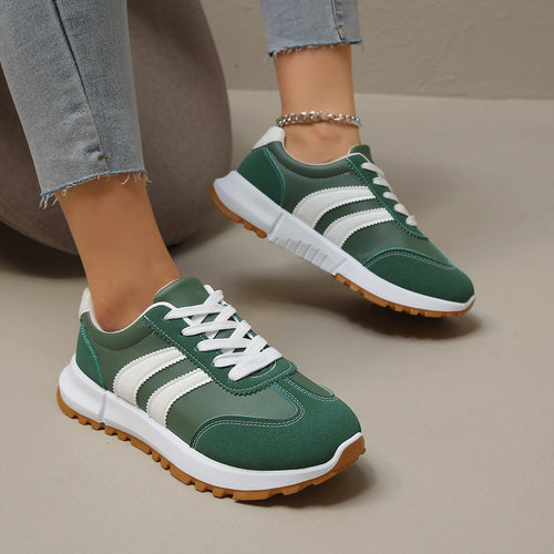 Damen Freizeitsneaker mit atmungsaktiver Oberflächenstruktur und rutschfester Sohle EB