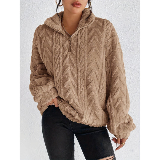 Damen Kuscheliger Kapuzenpullover EB