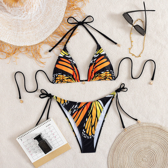 Damen Triangel-Bikini mit verstellbaren Trägern EB