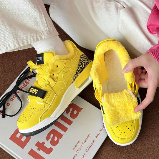 Damen modische Freizeitschuhe mit robustem Design und komfortablem Futter EB