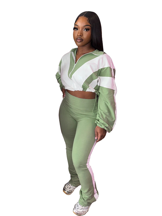 EB | Taille Kontrast Sport Zweiteiliges Set