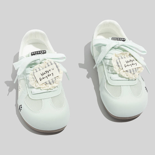 Damen Sportliche Sneakers mit niedlichem Tiermotiv und atmungsaktiver Mesh-Oberfläche EB