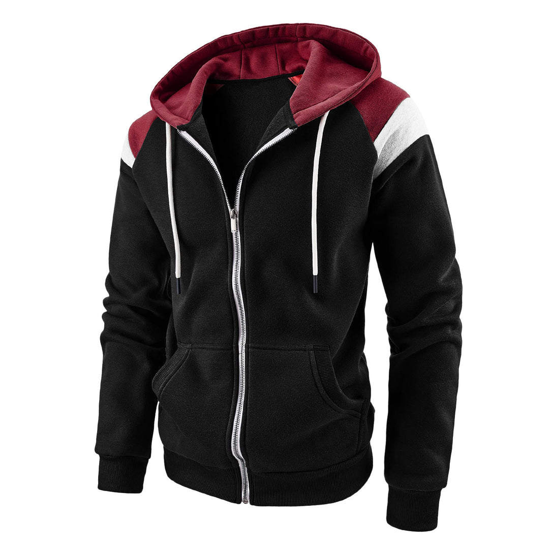 Herren sportlicher Kapuzenzipper EB