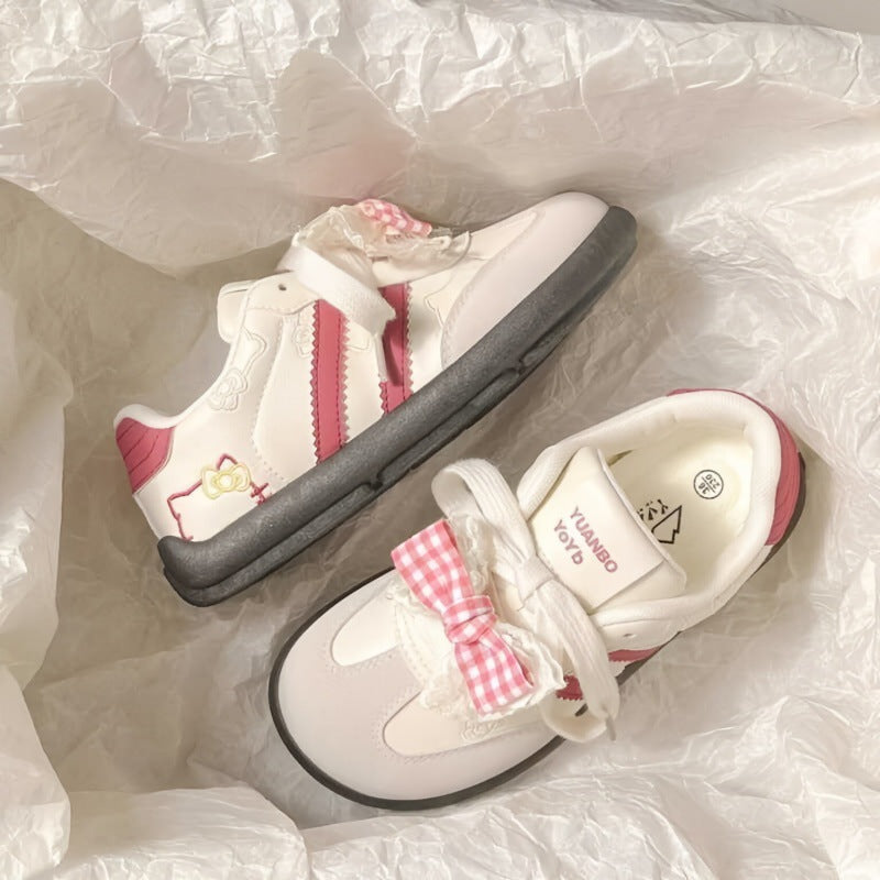 Damen Sportliche Sneaker mit einzigartigen Tiermotiven und dekorativer Schnürung EB