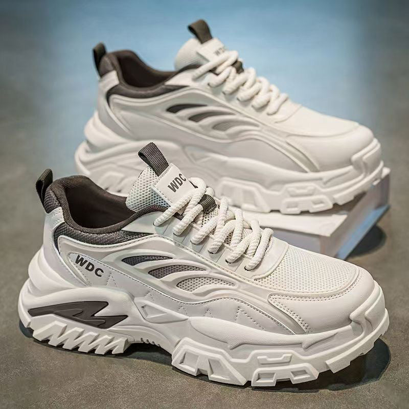 Damen Chunky Sneakers mit atmungsaktiver Mesh-Oberfläche und stoßdämpfender Sohle EB