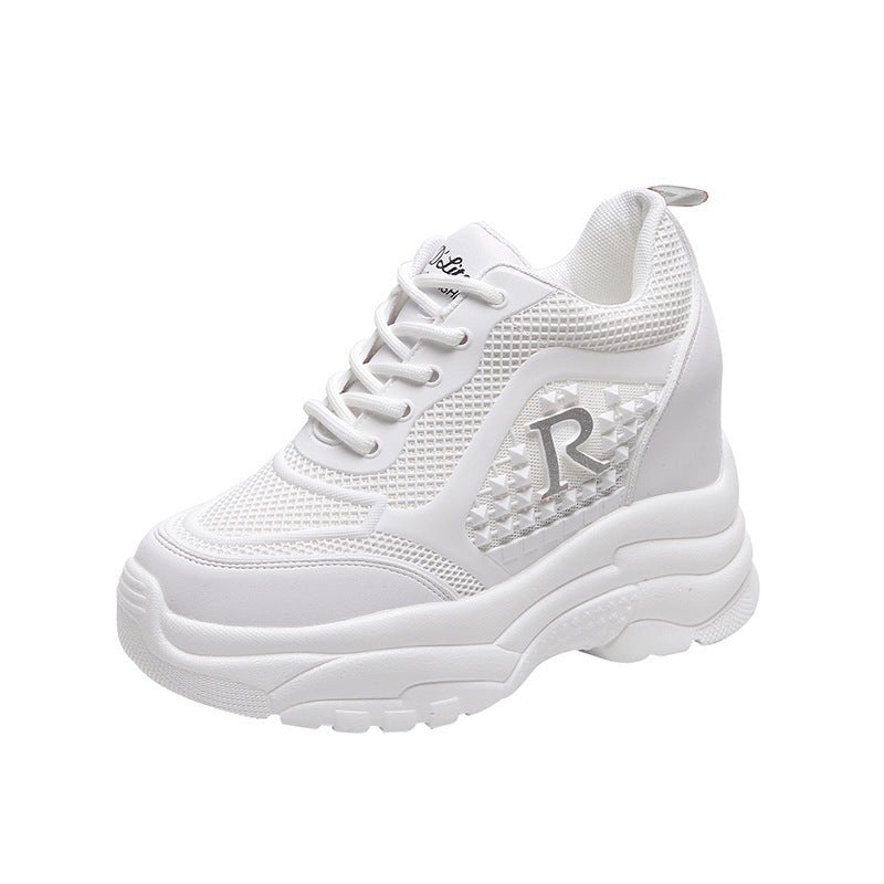 Damen Chunky Sneakers mit atmungsaktiver Mesh-Oberfläche und leichtem Komfort EB