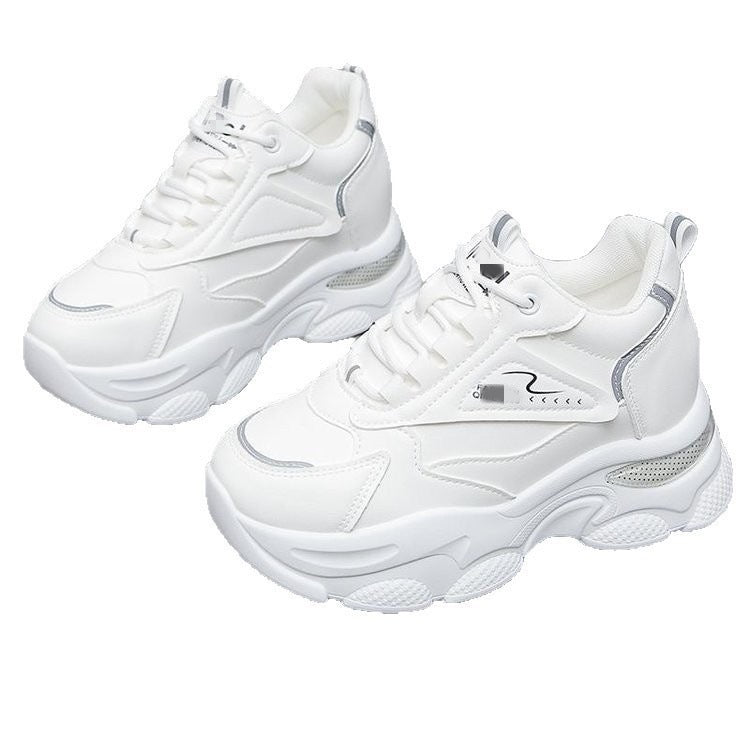 Damen Sportliche Chunky Sneakers mit atmungsaktiven Einsätzen und komfortabler Dämpfung EB