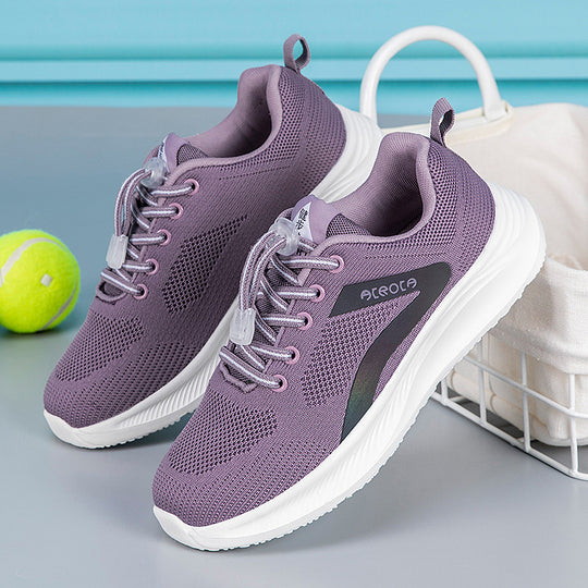 Damen Sportliche Trainingsschuhe mit atmungsaktivem Obermaterial und dämpfender Sohle EB