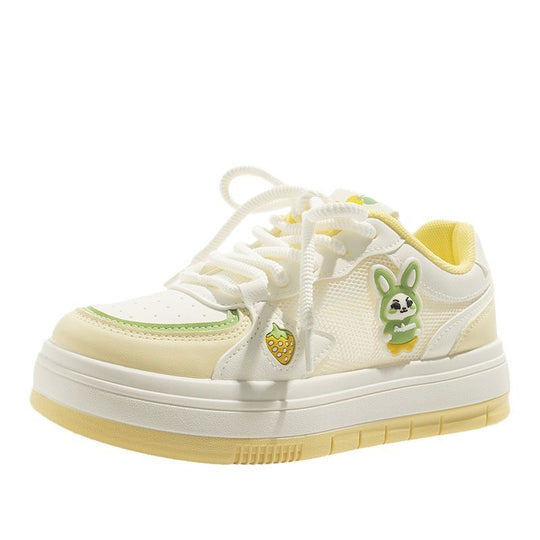 Damen Sneakers mit verspieltem Tierdesign und komfortabler Sohle EB