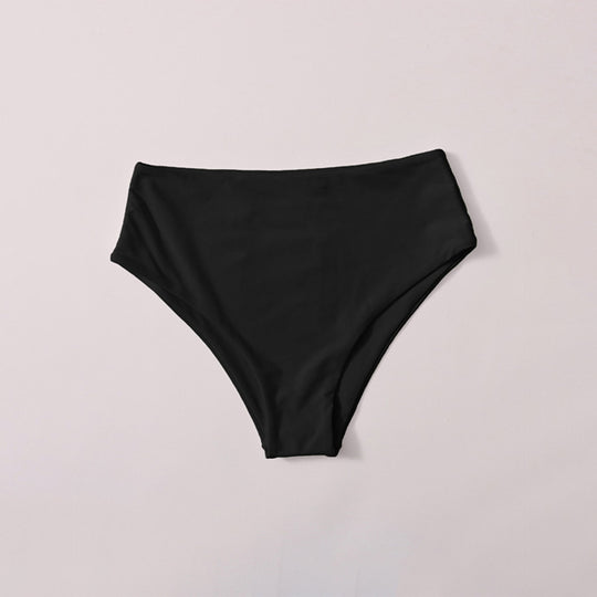 Damen Hochgeschnittener Bikini-Hosenteil mit elegantem Bund EB
