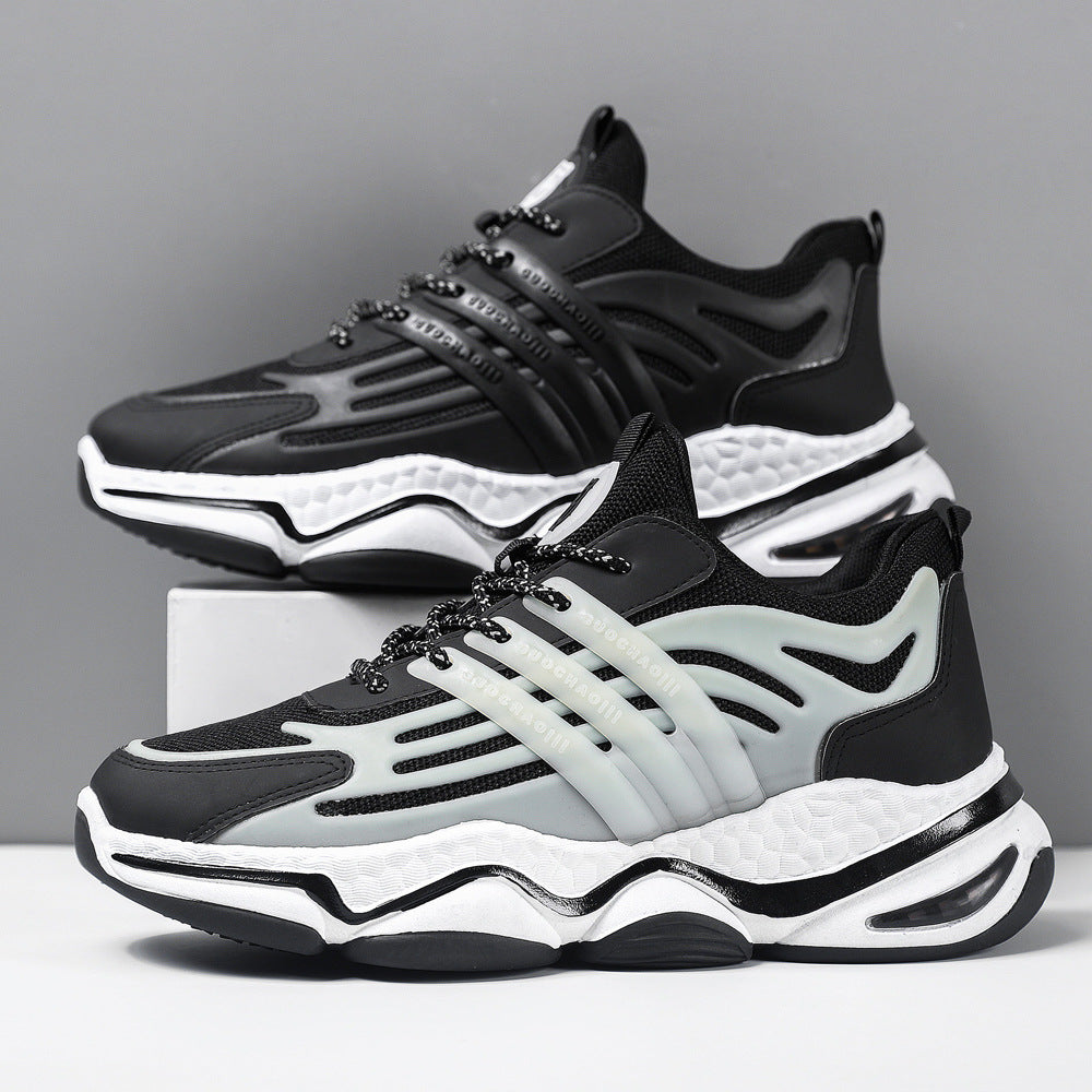 Damen Sportliche Sneakers mit atmungsaktiver Oberflächenstruktur EB