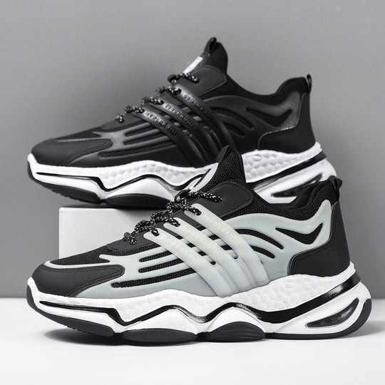 Damen Sportliche Sneakers mit atmungsaktiver Oberflächenstruktur EB