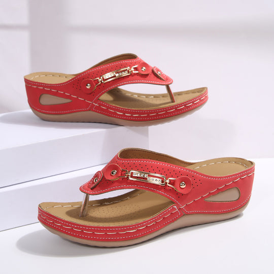 Damen Komfortable Entspannungs-Sandalen mit modischem Design EB