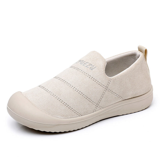 Damen Elegante Slip-On Schuhe mit atmungsaktivem Obermaterial und rutschfester Sohle EB