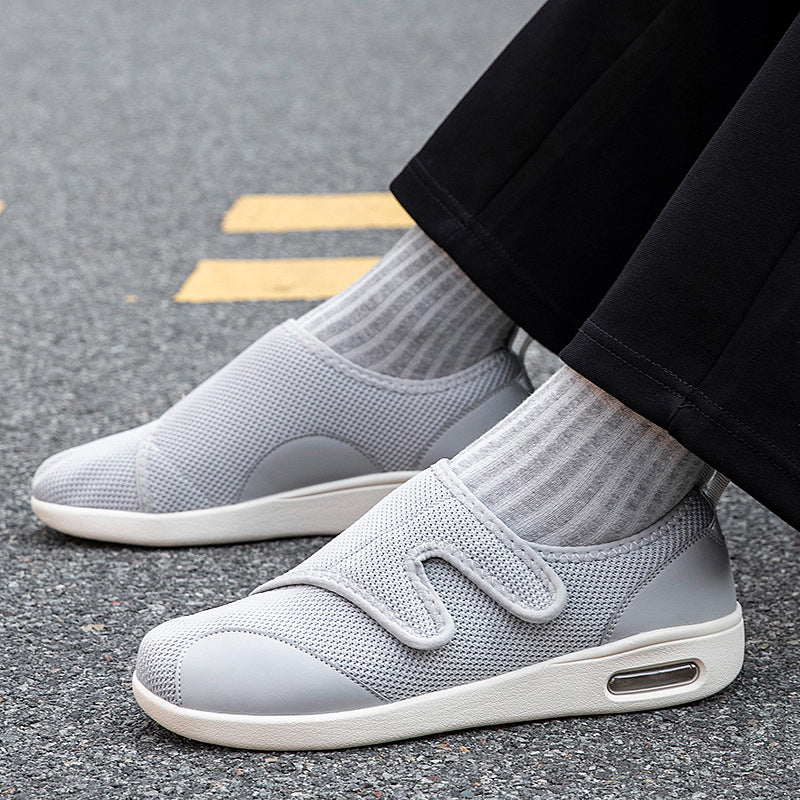 Damen Slip-On Sneakers mit atmungsaktivem Mesh-Obermaterial und dämpfender Sohle EB