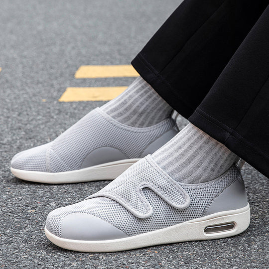 Damen Slip-On Sneakers mit atmungsaktivem Mesh-Obermaterial und dämpfender Sohle EB