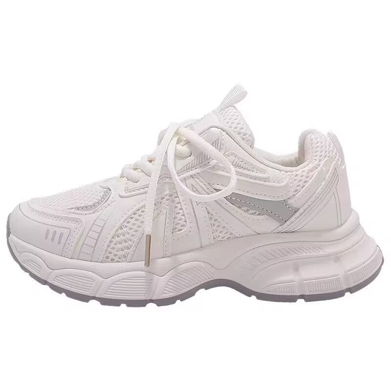 Damen Sportliche Sneakers mit ergonomischer Dämpfung und atmungsaktivem Mesh-Obermaterial EB