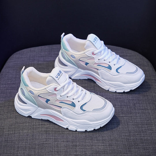 Damen Sportliche Lauf- und Freizeitschuhe mit atmungsaktivem Mesh-Obermaterial EB