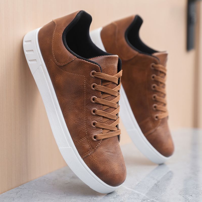 Herren Klassische Schnürschuhe aus Kunstleder EB