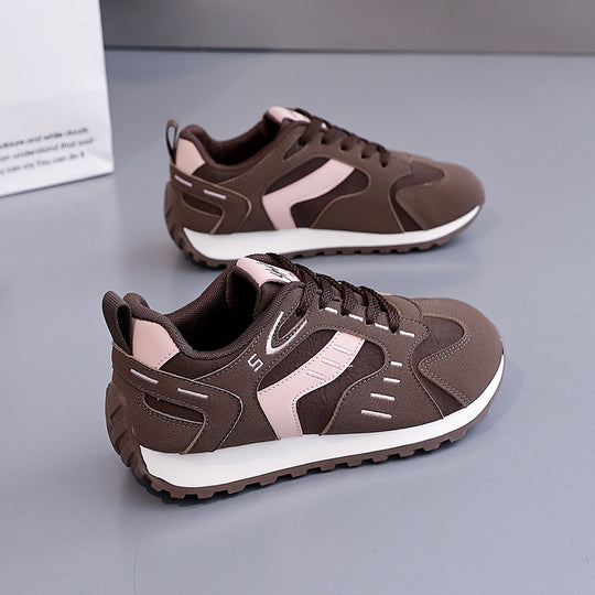 Damen Sportliche Sneaker mit atmungsaktiver Oberfläche und rutschfester Sohle EB