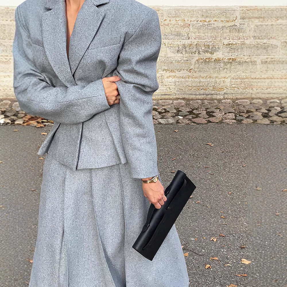 Damen Oversize Wollblazer im modernen Schnitt EB