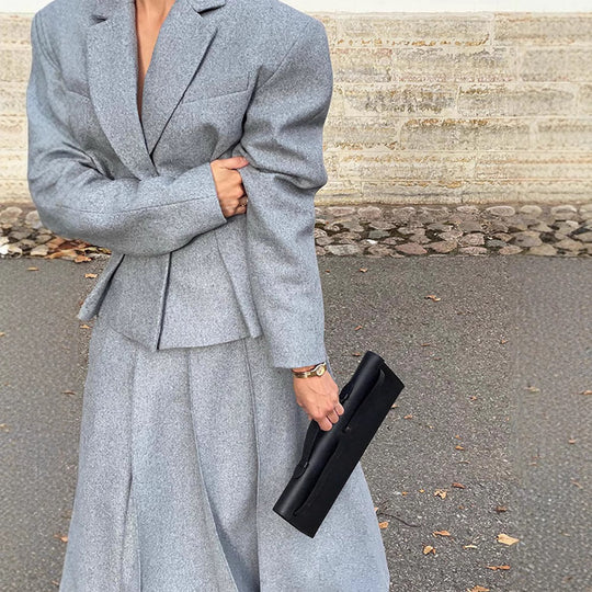 Damen Oversize Wollblazer im modernen Schnitt EB