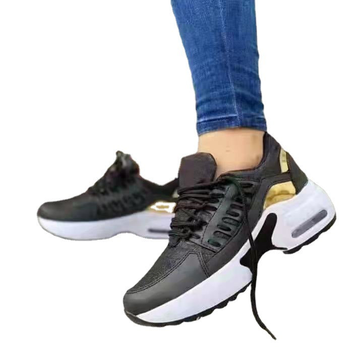 Damen Sportliche Sneakers mit atmungsaktivem Obermaterial und dämpfender Sohle EB