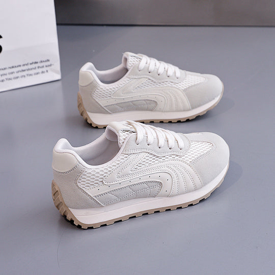Damen Sportliche Sneakers mit atmungsaktiver Mesh-Oberfläche und dämpfender Sohle EB