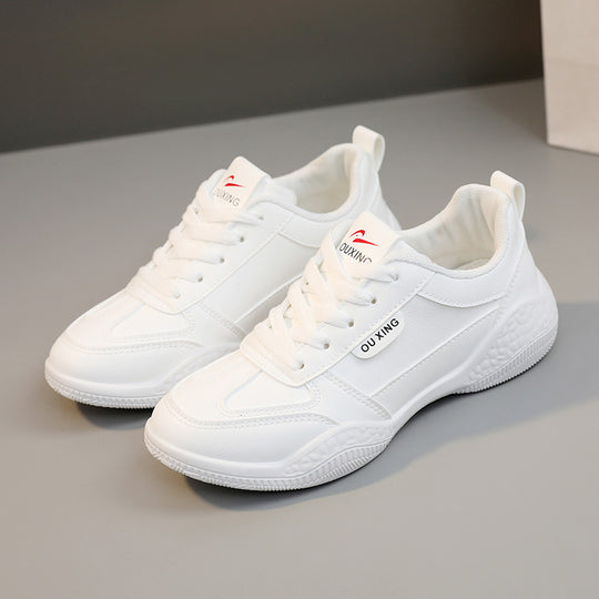 Damen Sportliche Sneakers mit atmungsaktivem Obermaterial und rutschfester Laufsohle EB