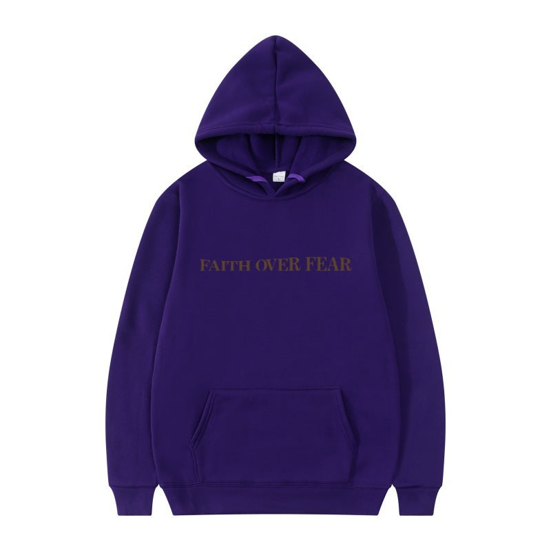 Damen Kapuzenpullover mit inspirierendem Schriftzug und hochwertiger Baumwolle EB