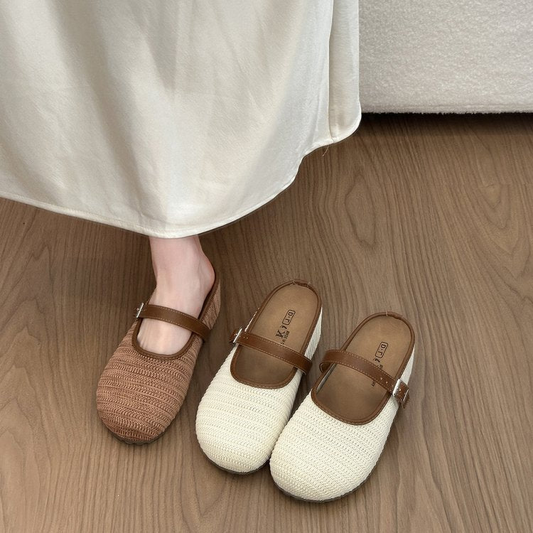 Damen bequeme Clogs mit verstellbarem Riemen und rutschfester Sohle EB