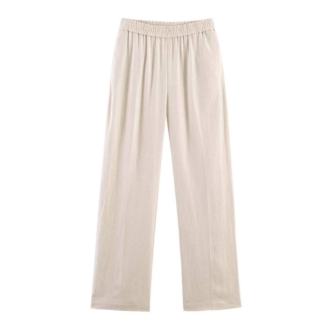 Damen elegante lockere Culotte mit elastischem Bund EB