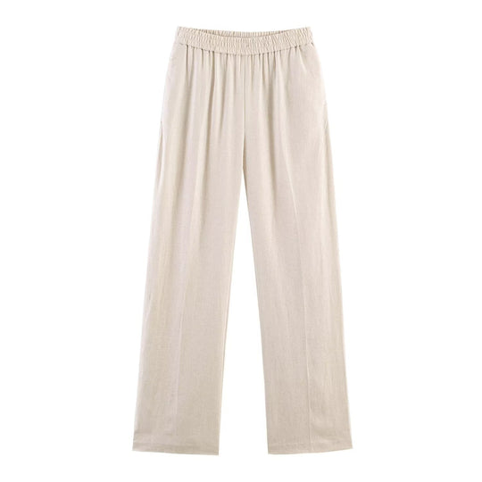 Damen elegante lockere Culotte mit elastischem Bund EB