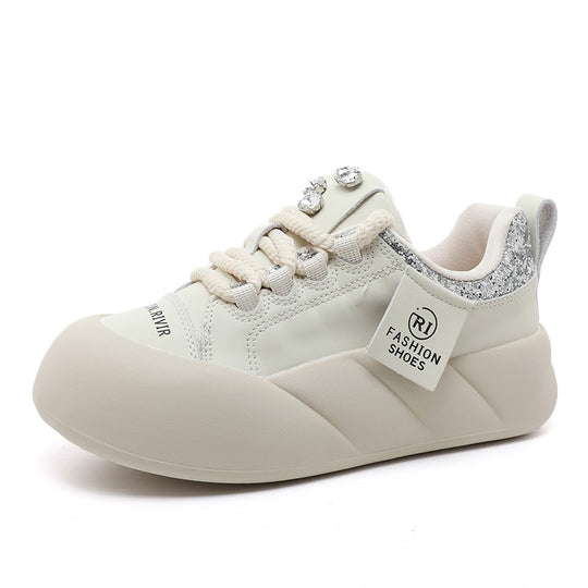 Damen Modische Sneakers mit funkelnden Akzenten und komfortablem Sohlenprofil EB