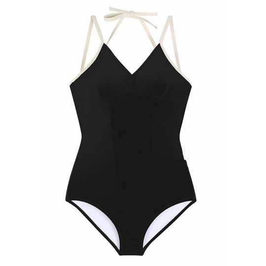 Damen Eleganter Hoch geschnittener Schwimmanzug EB