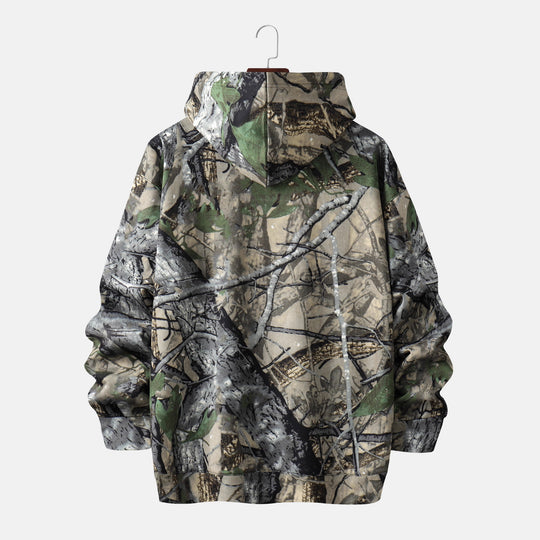 Herren Kapuzenpullover mit innovativem Camouflage-Druck EB