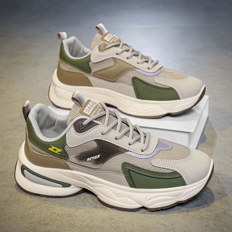 Damen Chunky Sneakers mit sportlichem Design und atmungsaktiver Mesh-Oberfläche EB